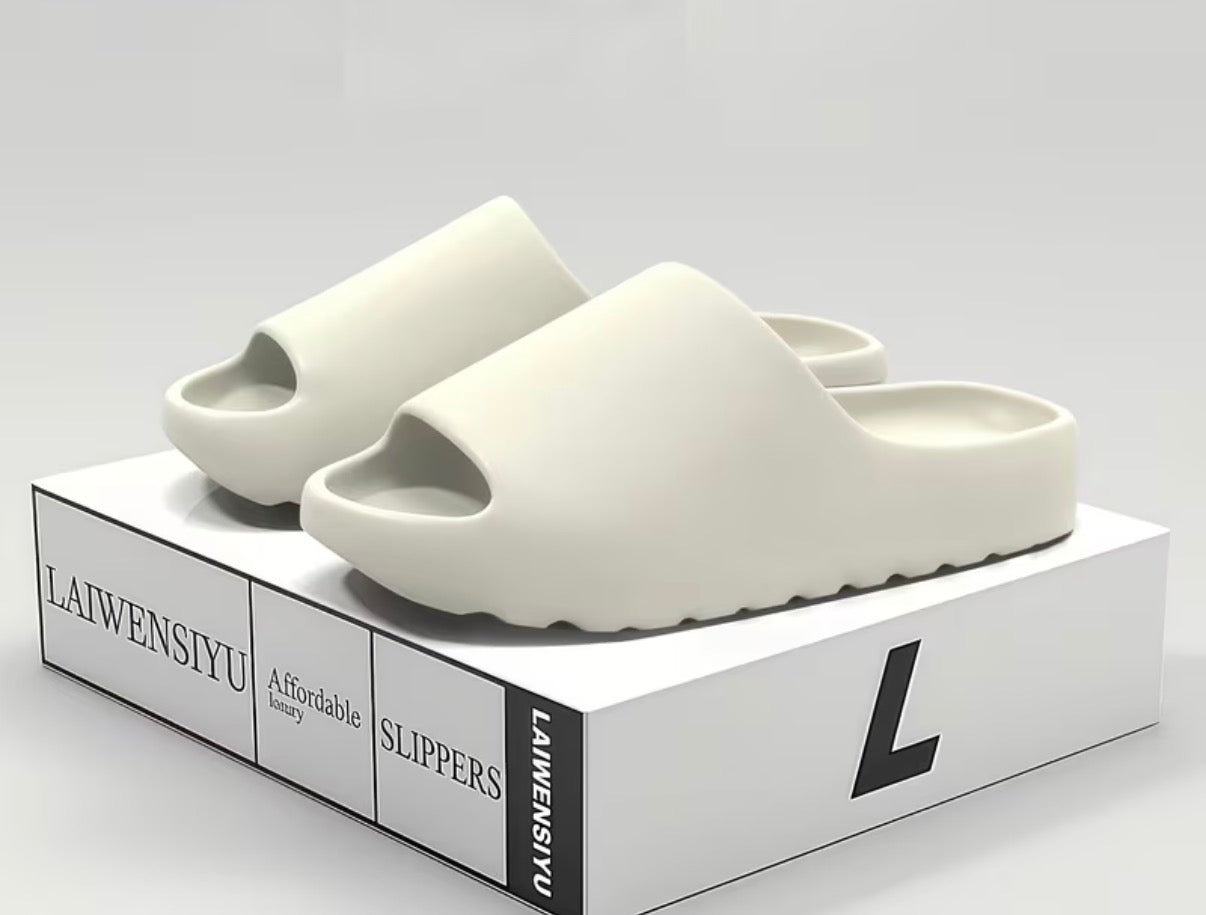 Unisex slip on slides