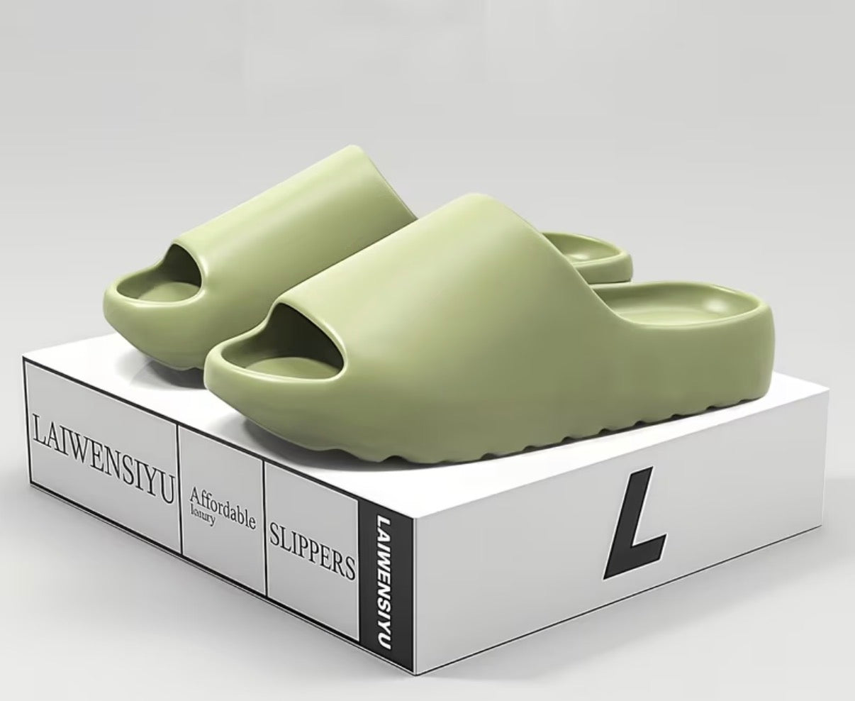 Unisex slip on slides